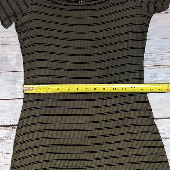George striped olive tunic S - Picture 7 of 11